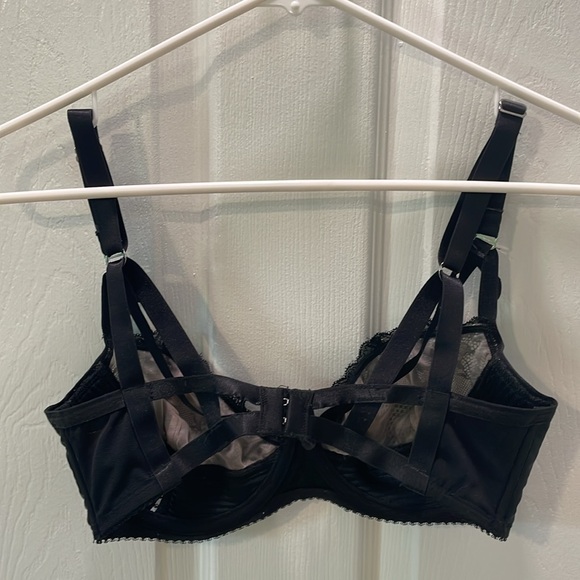 DITA VON TEESE Madame X Balconette Bra Black US 32DD - Picture 7 of 7